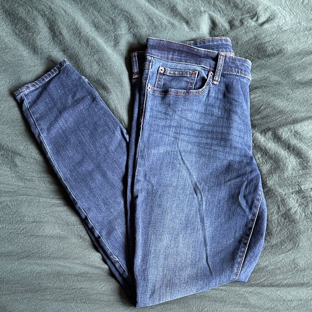 GAP Women's Dark Blue Skinny Jeans